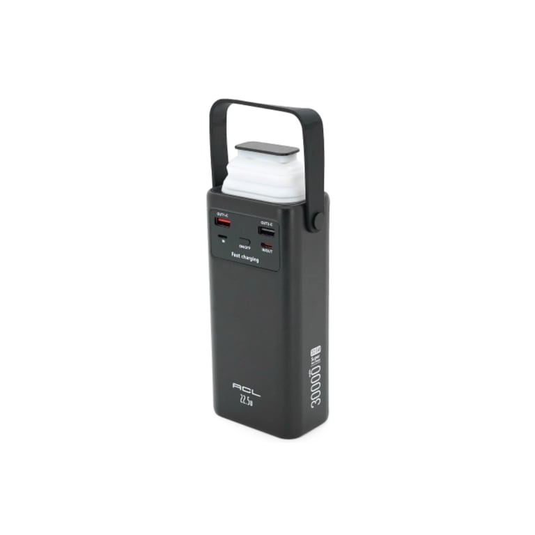 Батарея універсальна ACL 30000mAh, 22.5W, USB/Micro/Type-C/Lighting, Flashlight (PW-112) - фото 1