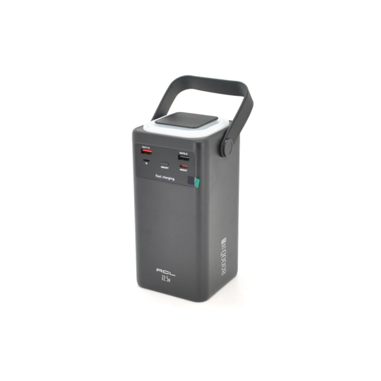 Батарея універсальна ACL 80000mAh, 22.5W, USB/Micro/Type-C/Lighting, Flashlight (PW-152) - фото 1