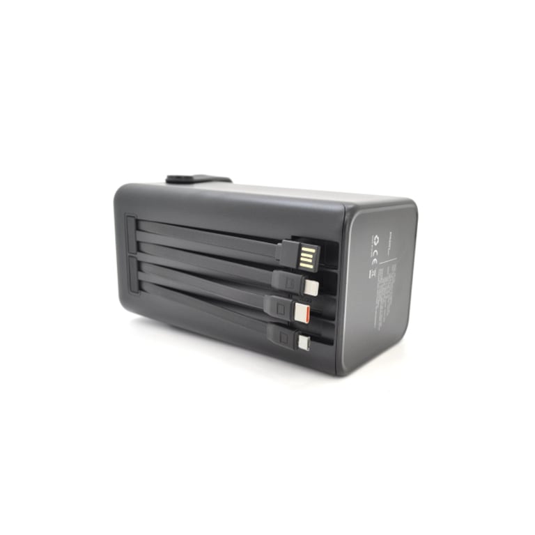 Батарея універсальна ACL 80000mAh, 22.5W, USB/Micro/Type-C/Lighting, Flashlight (PW-152) - фото 3