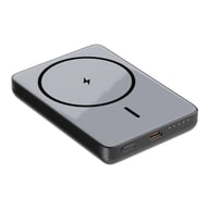 Батарея універсальна Atria 10000mAh, PD/20W, 15W Wireless MagSafe, Black (WPD-W72B) - фото 2