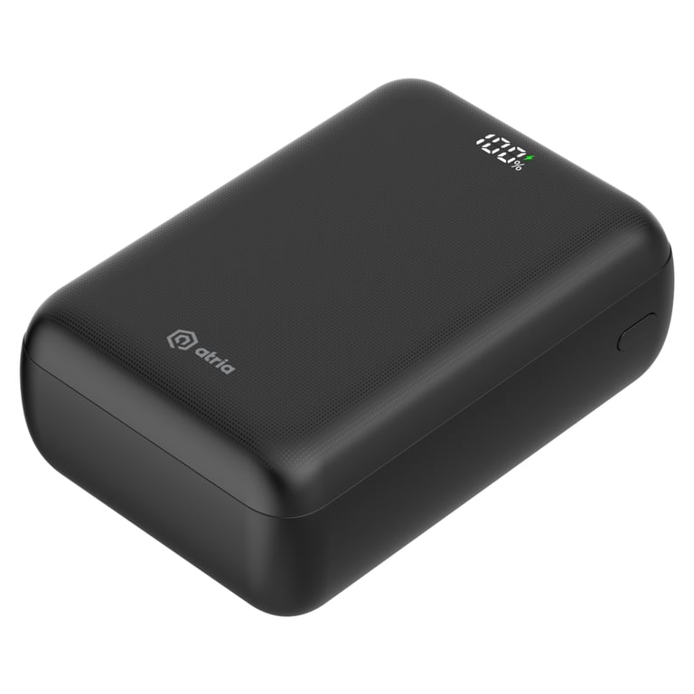 Батарея універсальна Atria 30000mAh, PD/22.5W, QC/3.0 (WPD-P93) - фото 3