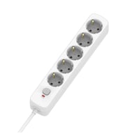 Мережевий фільтр живлення ColorWay CCA-3G1MM 5 розеток, 3m White (CW-PSEA1053W) - фото 1