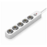 Мережевий фільтр живлення ColorWay CCA-3G1MM 5 розеток, 3m White (CW-PSEA1053W) - фото 3