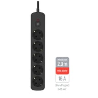 Мережевий фільтр живлення ColorWay CW-PSEA1652BK 5 розеток, 2m Black (CW-PSEA1652BK) - фото 4