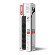 Мережевий фільтр живлення ColorWay CW-PSEA1652BK 5 розеток, 2m Black (CW-PSEA1652BK) - фото 5