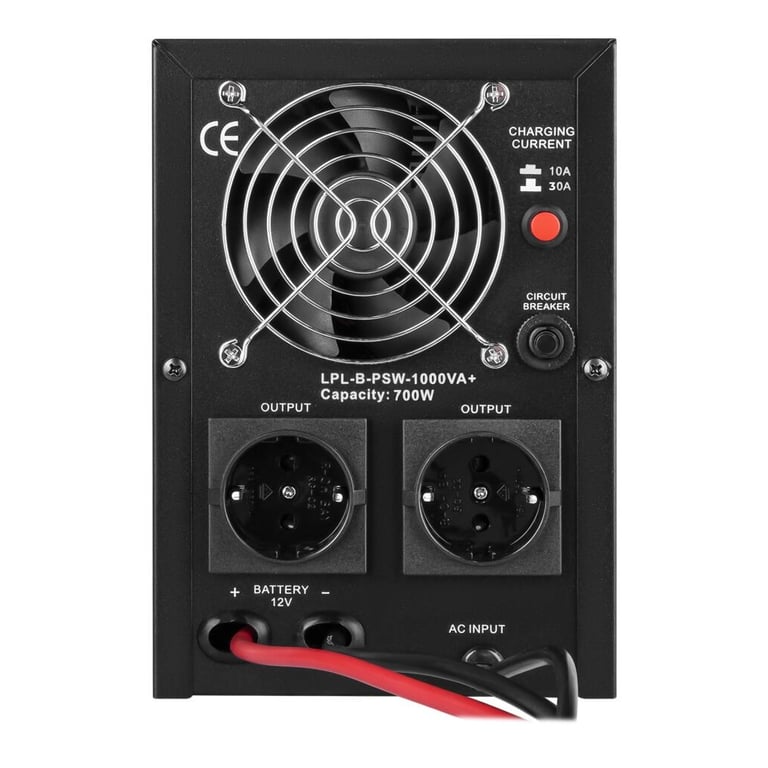 Пристрій безперебійного живлення LogicPower LPL-B-PSW-1000VA+ ( 700W ) 12V (37712) - фото 2