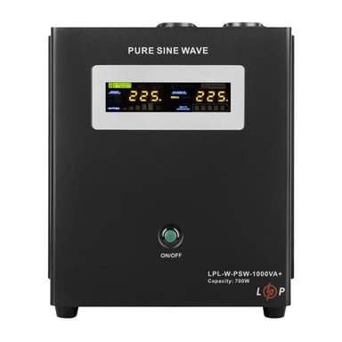 Пристрій безперебійного живлення LogicPower LPL-W-PSW-1000VA+ ( 700W ) 12V (37704) - фото 1