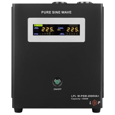 Пристрій безперебійного живлення LogicPower LPL-W-PSW-2000VA+ ( 1400W ) 24V (37706) - фото 1