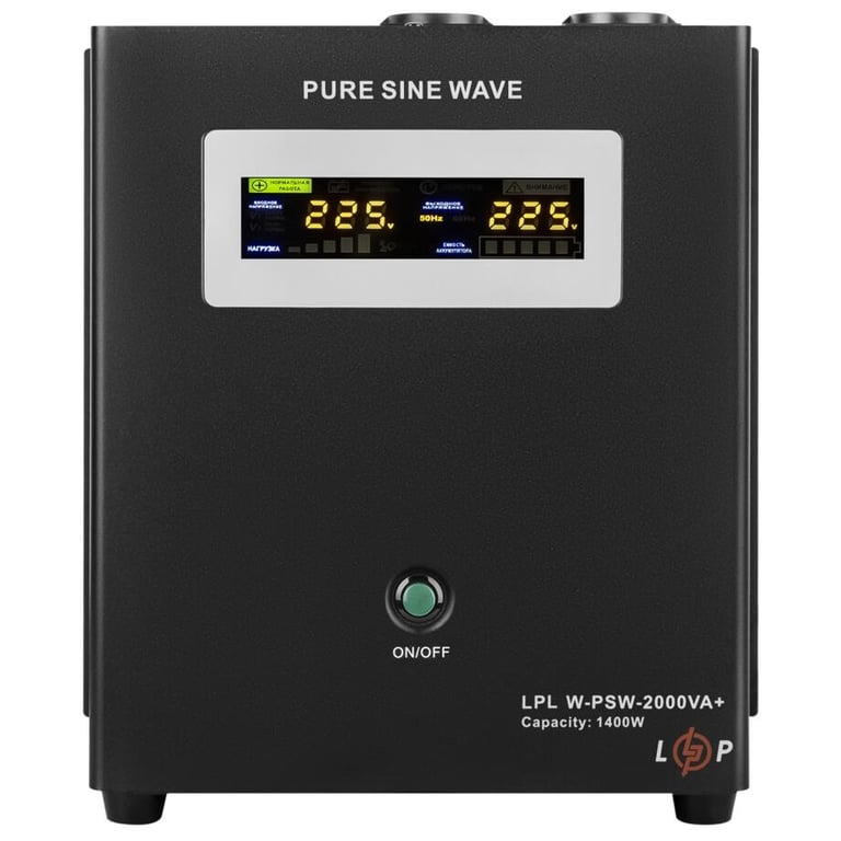 Пристрій безперебійного живлення LogicPower LPL-W-PSW-2000VA+ ( 1400W ) 24V (37706) - фото 1
