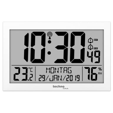 Настінний годинник Technoline White (WS8016 weiss) (DAS303936) - фото 1