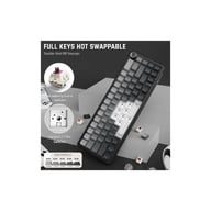 Клавіатура Attack Shark X66 RGB Wireless/Bluetooth/USB UA Moonlit Night (X66MN_AS) - фото 7