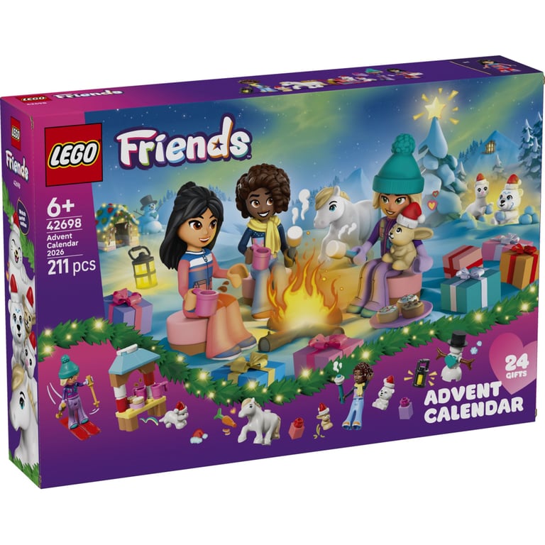 Конструктор LEGO Friends Адвент-календар 2026 Різдвяна іграшка (42698) - фото 1