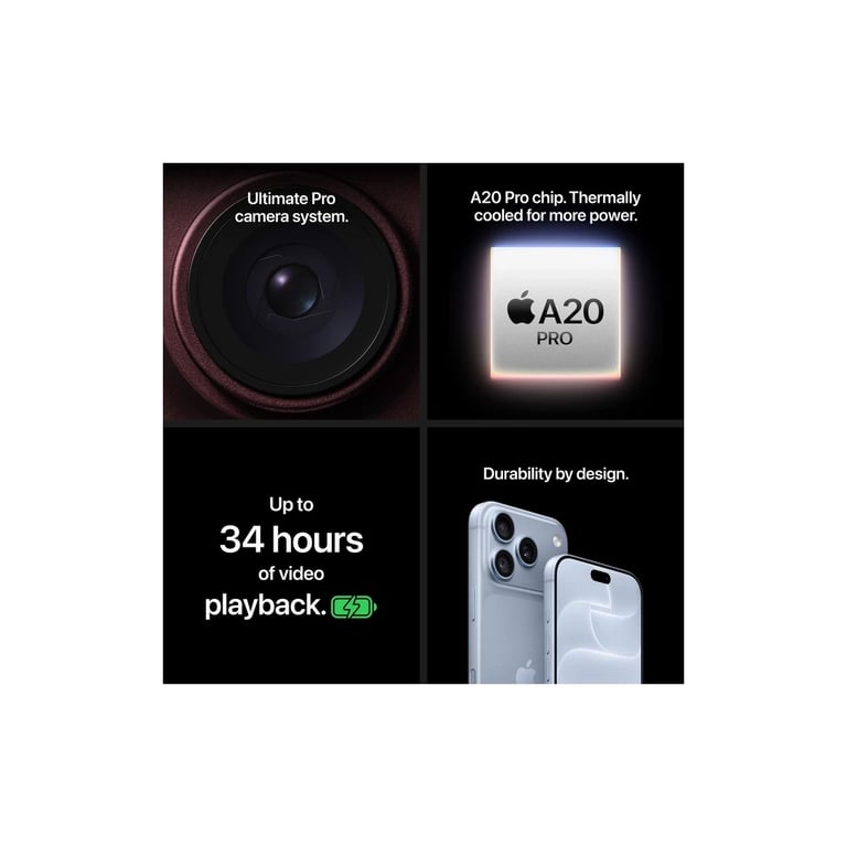 Мобільний телефон Apple iPhone 18 Pro 1TB Glacier (MJT24) - фото 9