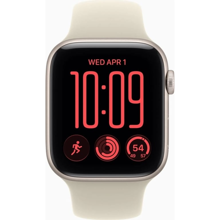 Смарт-годинник Apple Watch SE 3 2026 GPS 40mm Starlight Aluminium Case with Sand Sport Band - M/L (MJKW4RK/A) - фото 2