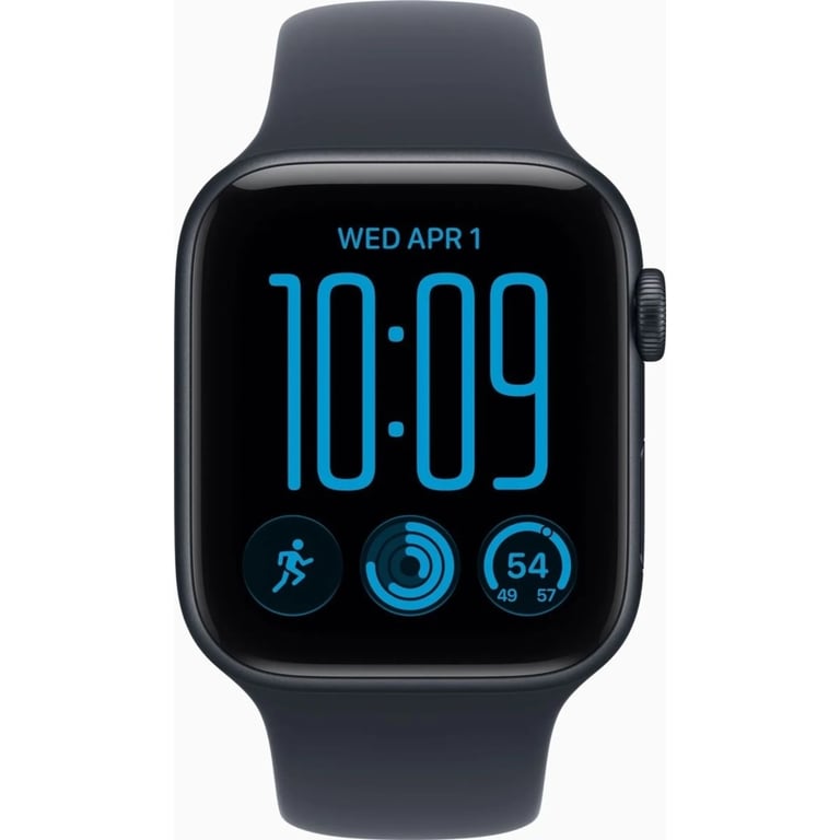 Смарт-годинник Apple Watch SE 3 2026 GPS 44mm Midnight Aluminium Case with Navy Blue Sport Band - M/L (MJL94RK/A) - фото 2