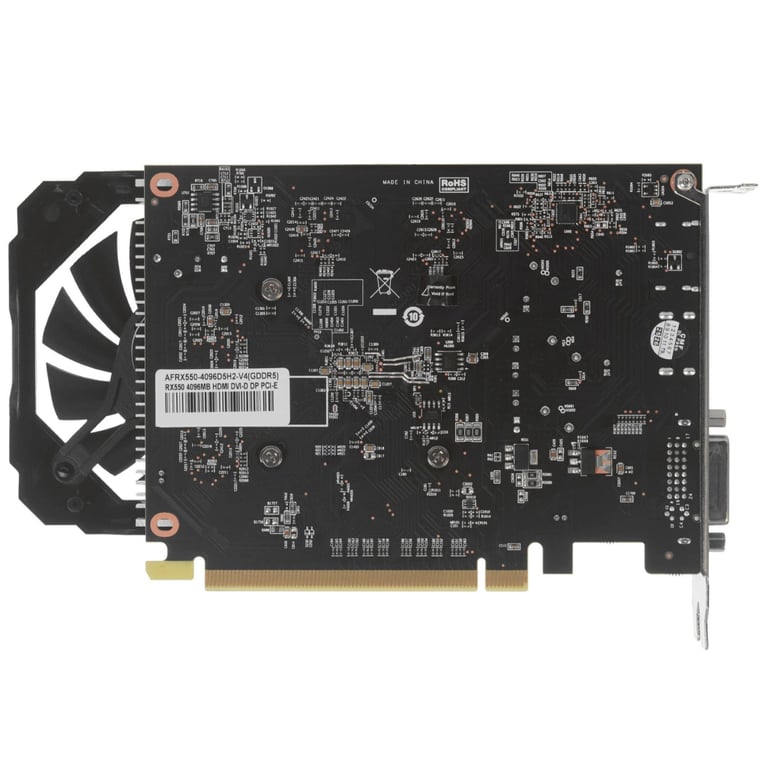 Відеокарта Afox Radeon RX 550 4Gb (AFRX550-4096D5H2-V4) - фото 6