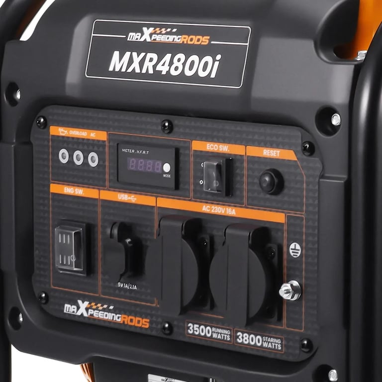 Генератор maXpeedingRODS MXR4500i інверторний (3,8 kW), 220V, 50H (mxr4800i) - фото 7