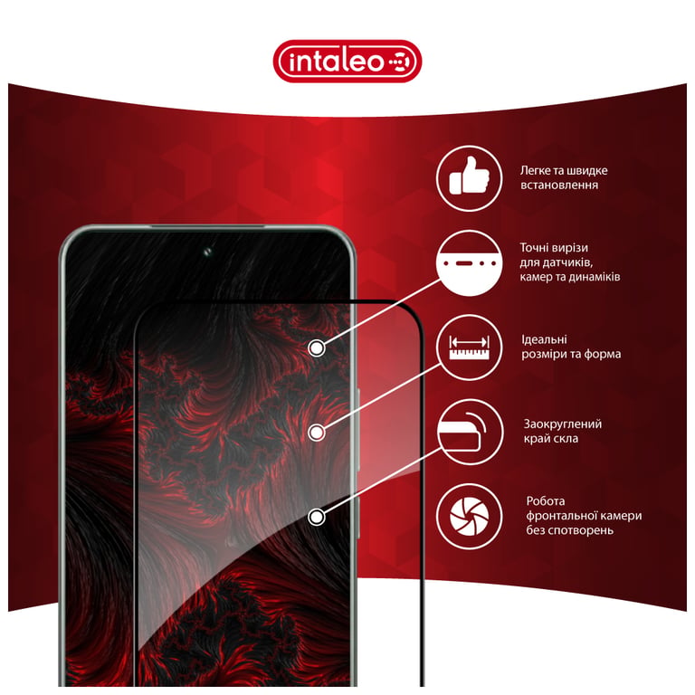 Скло захисне Intaleo 3D 9H Xiaomi Poco M8 Pro Black (1283126634550) - фото 3