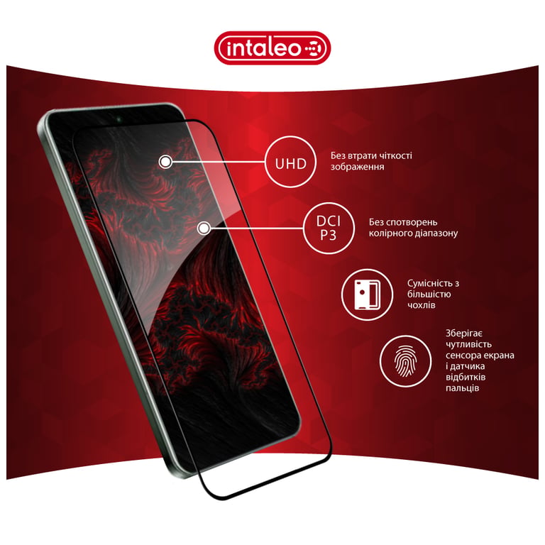 Скло захисне Intaleo 3D 9H Xiaomi Poco M8 Pro Black (1283126634550) - фото 4