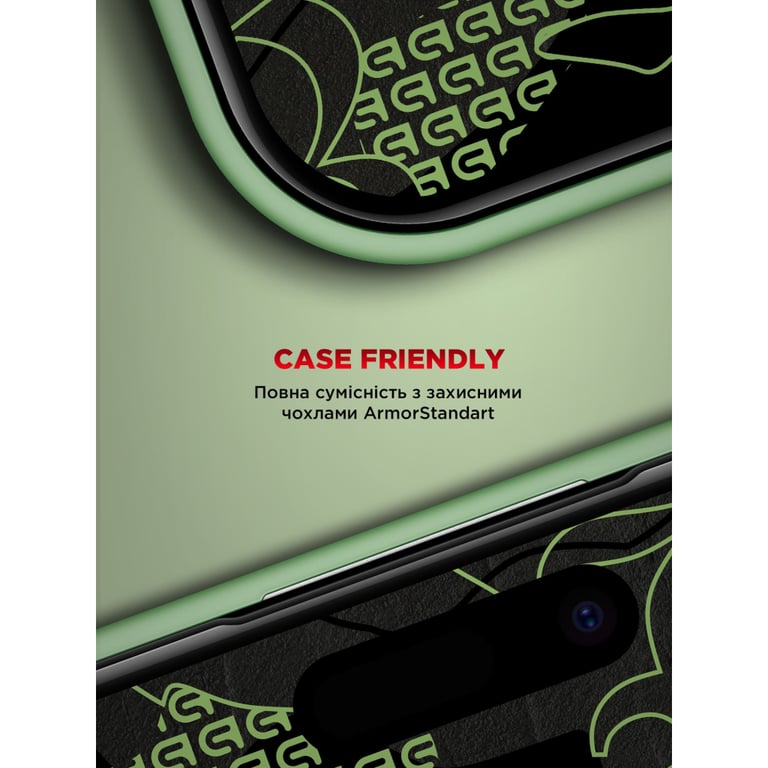 Скло захисне Armorstandart Corning Black Icon Apple iPhone 18 Pro (ARM92165) - фото 7