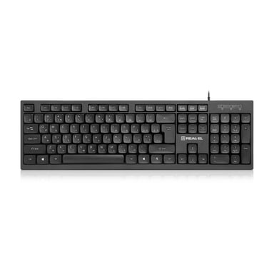 Клавіатура REAL-EL RK-510 USB Black (EL123100053) - фото 1