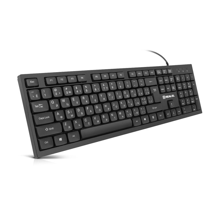 Клавіатура REAL-EL RK-510 USB Black (EL123100053) - фото 2