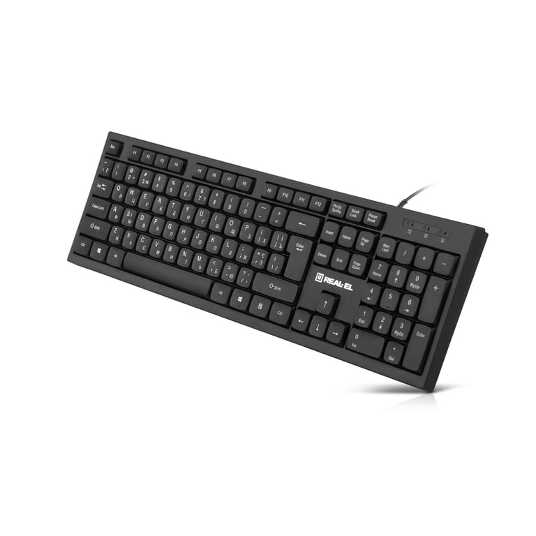Клавіатура REAL-EL RK-510 USB Black (EL123100053) - фото 4