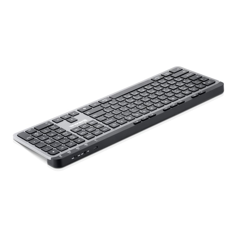 Клавіатура REAL-EL RK-737W Wireless/Bluetooth Black/Grey (EL123100060) - фото 7
