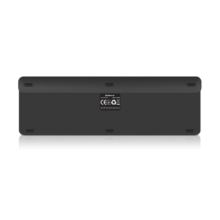 Клавіатура REAL-EL RK-737W Wireless/Bluetooth Black/Grey (EL123100060) - фото 8
