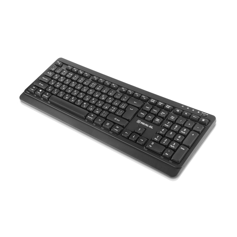 Клавіатура REAL-EL RK-760W Wireless Black (EL123100058) - фото 3