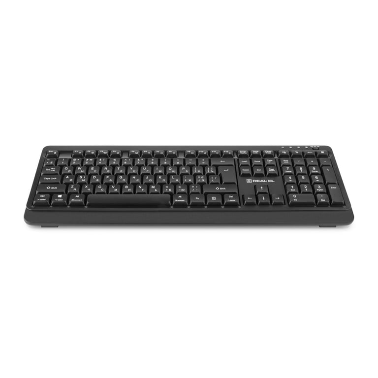 Клавіатура REAL-EL RK-760W Wireless Black (EL123100058) - фото 4
