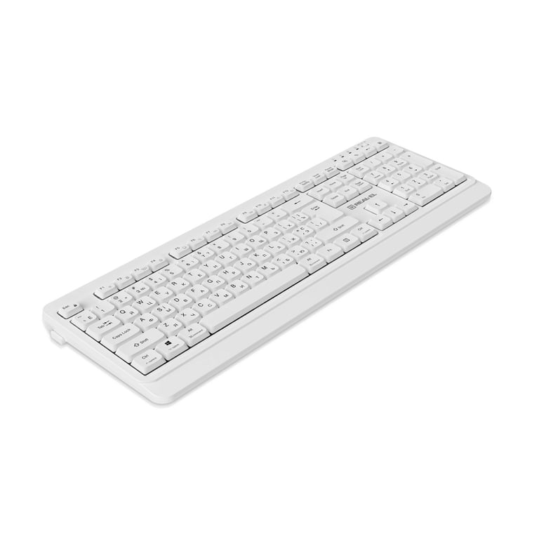Клавіатура REAL-EL RK-761W Wireless White (EL123100059) - фото 6