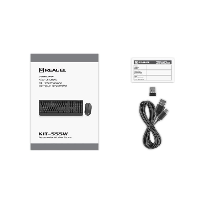 Комплект REAL-EL KIT-555W Wireless Black (EL123100056) - фото 10