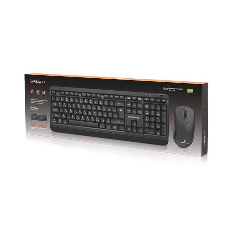 Комплект REAL-EL KIT-555W Wireless Black (EL123100056) - фото 9