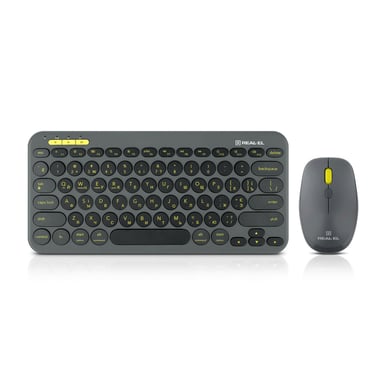 Комплект REAL-EL KIT-635W Wireless/Bluetooth Black (EL123100057) - фото 1