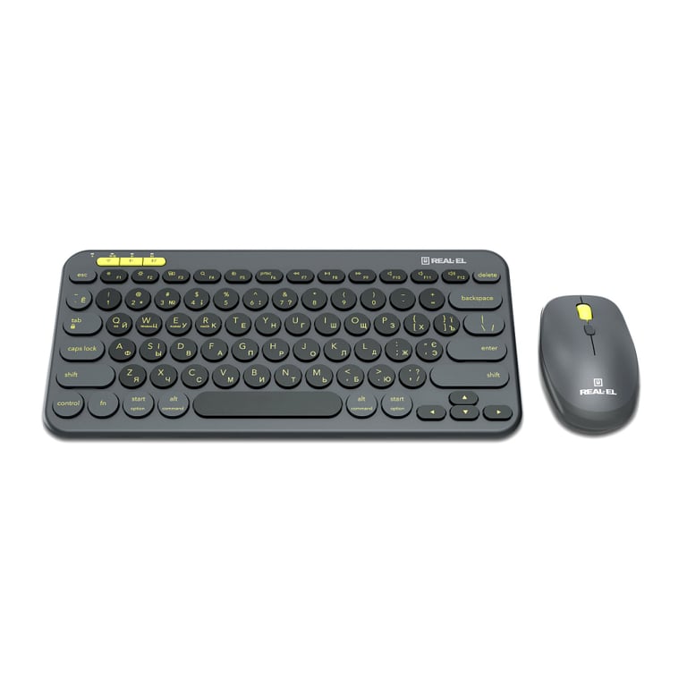 Комплект REAL-EL KIT-635W Wireless/Bluetooth Black (EL123100057) - фото 4