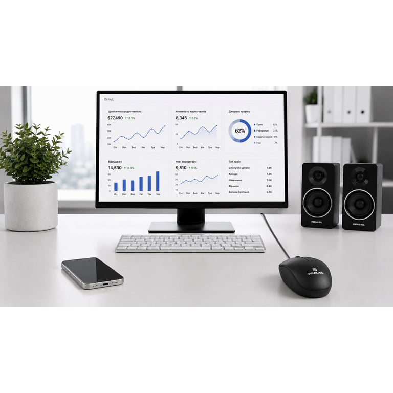 Мишка REAL-EL RM-206 USB Black (EL123200061) - фото 10