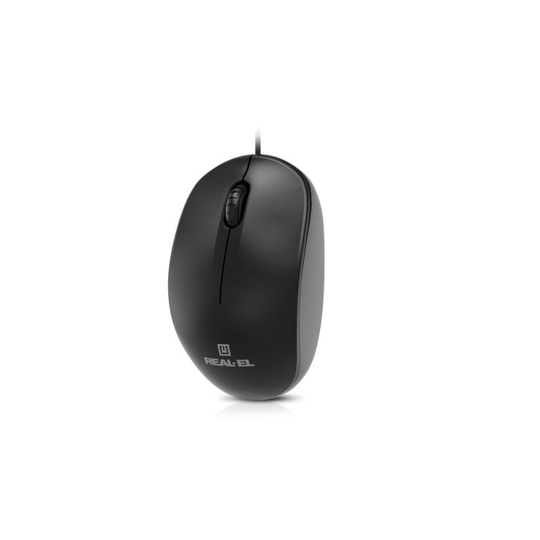 Мишка REAL-EL RM-206 USB Black (EL123200061) - фото 4