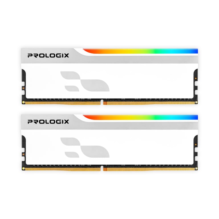Модуль пам'яті для комп'ютера DDR4 32GB (2x16GB) 3600 MHz Onyx White RGB Prologix (PRO32GB3600YWR4K) - фото 1