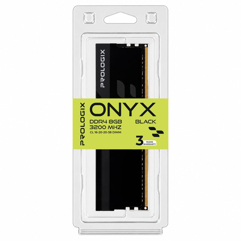 Модуль пам'яті для комп'ютера DDR4 8GB 3200 MHz Onyx Black Prologix (PRO8GB3200YB4) - фото 4
