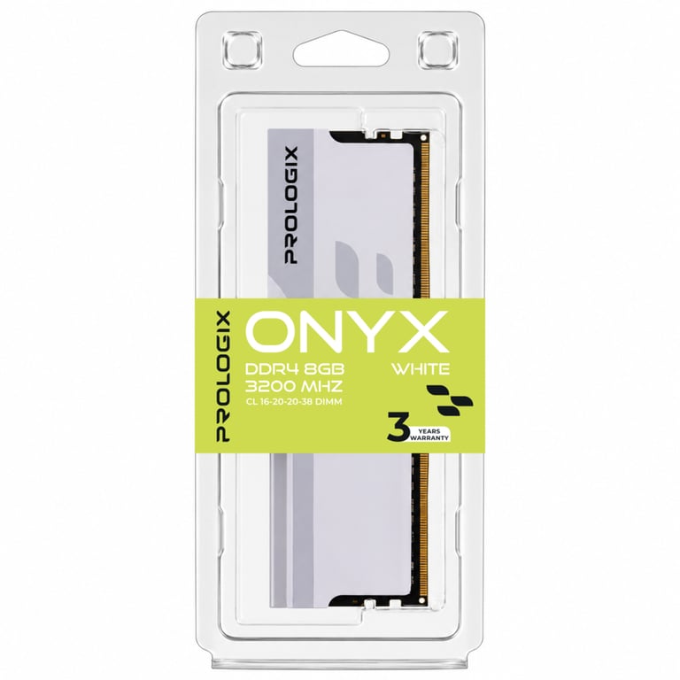 Модуль пам'яті для комп'ютера DDR4 8GB 3200 MHz Onyx White Prologix (PRO8GB3200YW4) - фото 4