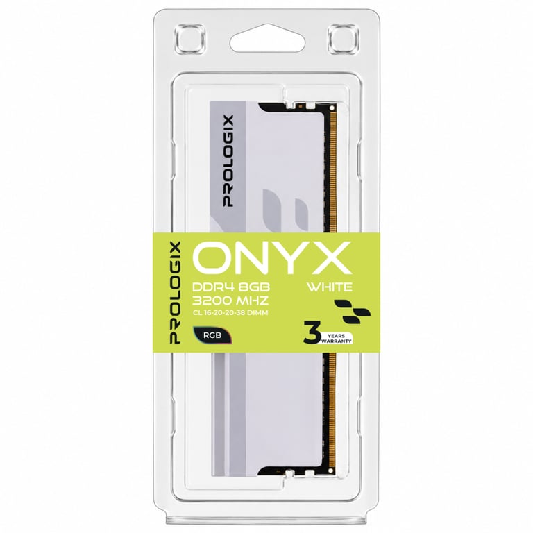 Модуль пам'яті для комп'ютера DDR4 8GB 3200 MHz Onyx White RGB Prologix (PRO8GB3200YWR4) - фото 4