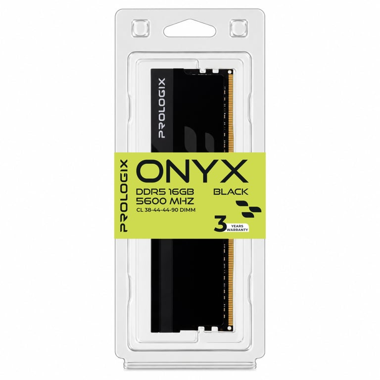 Модуль пам'яті для комп'ютера DDR5 16GB 5600 MHz Onyx Black Prologix (PRO16GB5600YB5) - фото 4