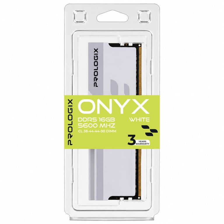 Модуль пам'яті для комп'ютера DDR5 16GB 5600 MHz Onyx White Prologix (PRO16GB5600YW5) - фото 4
