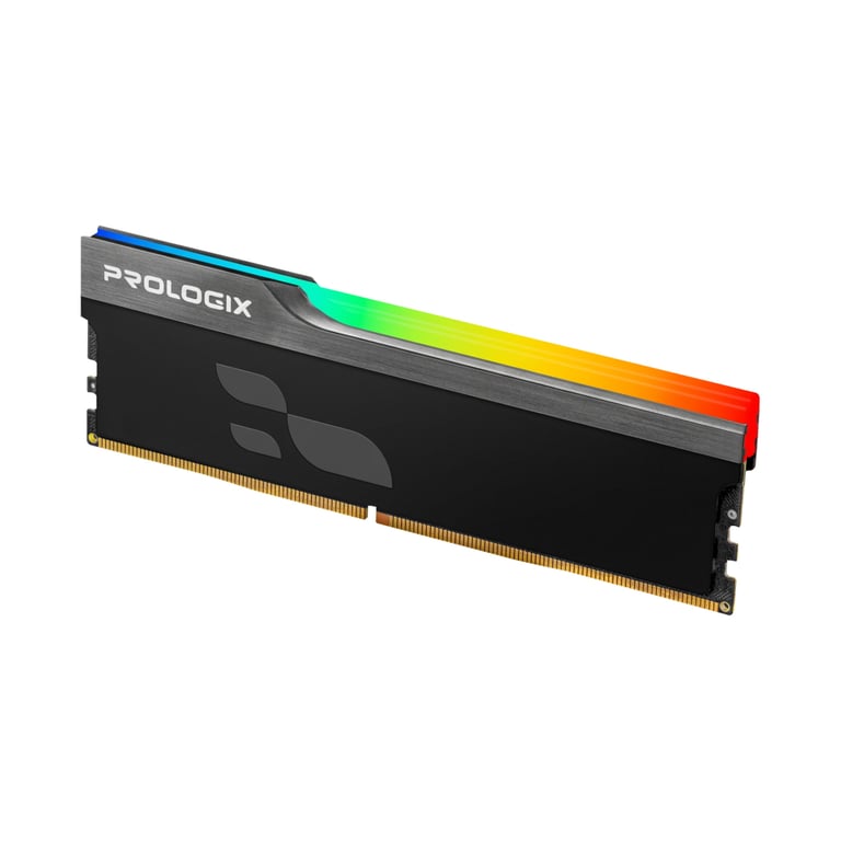 Модуль пам'яті для комп'ютера DDR5 16GB 6000 MHz Onyx Black RGB Prologix (PRO16GB6000YBR5) - фото 2