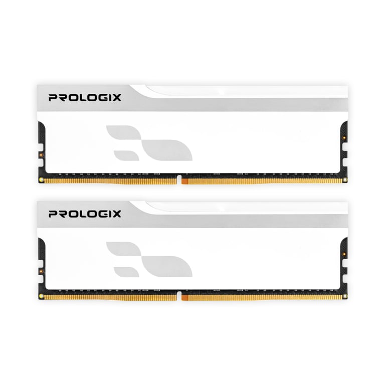 Модуль пам'яті для комп'ютера DDR5 32GB (2x16GB) 5600 MHz Onyx White Prologix (PRO32GB5600YW5K) - фото 1