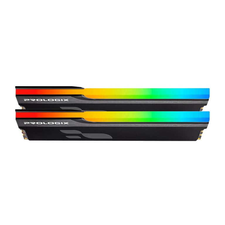 Модуль пам'яті для комп'ютера DDR5 32GB (2x16GB) 6000 MHz Onyx Black RGB Prologix (PRO32GB6000YBR5K) - фото 3