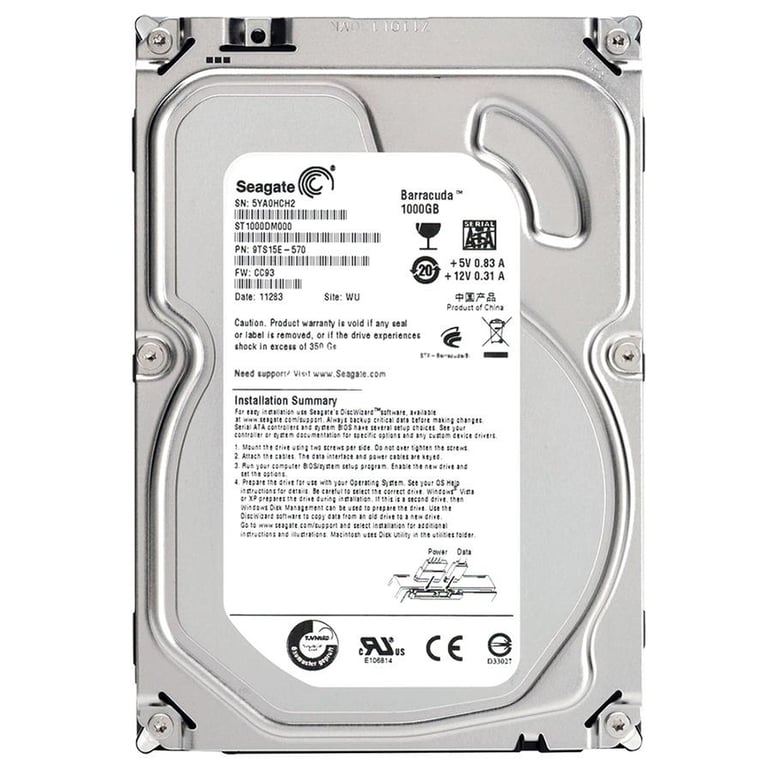 Жорсткий диск Seagate 3.5″ 1TB (# ST1000DM000 #)