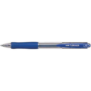 Ручка кулькова UNI retractable, 0.7mm, Blue, LAKNOCK fine (SN-100.(07).Blue) - фото 1
