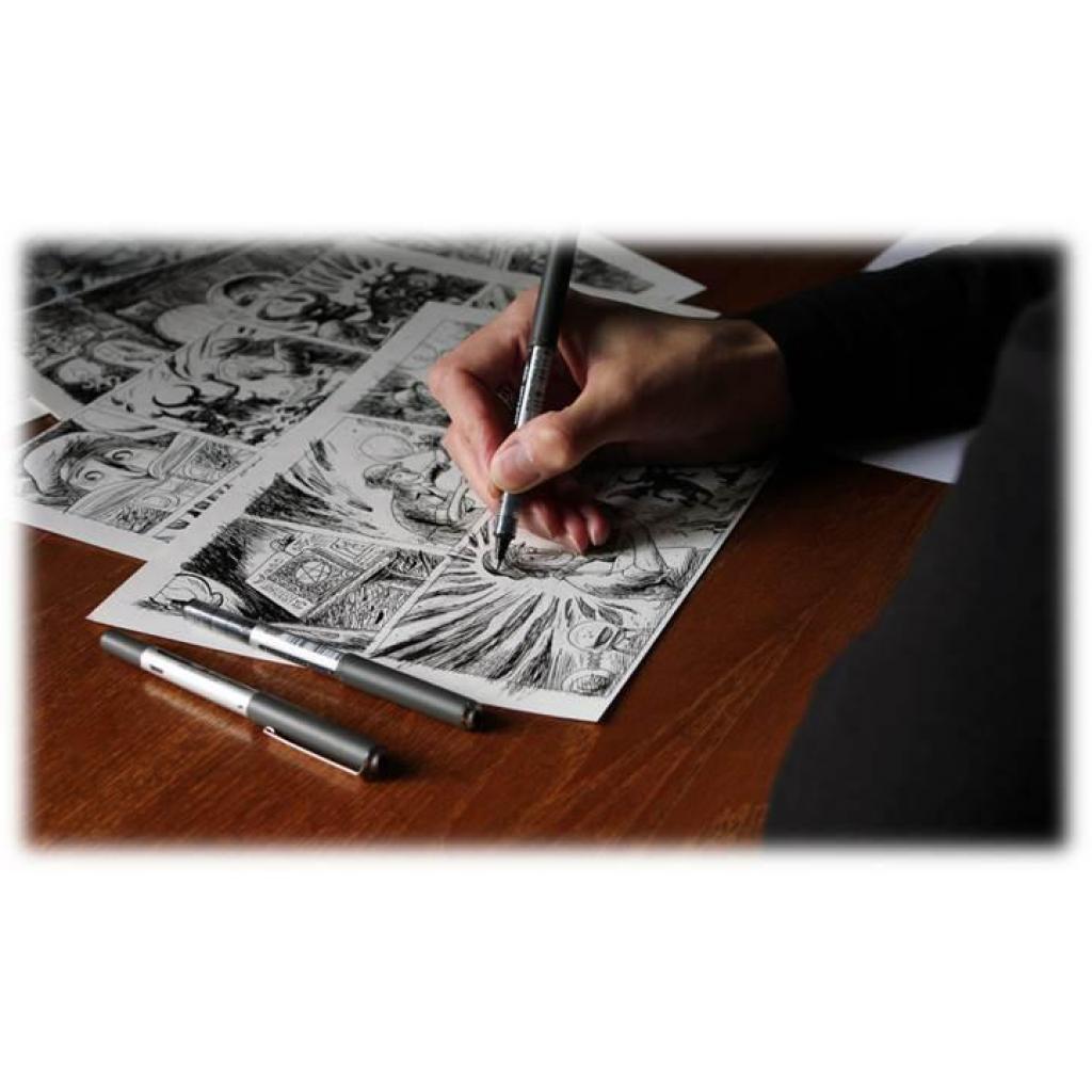 Лайнер UNI 0.5мм fine line (PIN05-200.Black) - фото 3 Лайнер UNI 0.5мм fine line (PIN05-200.Black) - фото 3